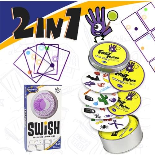 Logic Game - A Fun Transparent Education Card Game Logic Games for Kids Playing Cards Spot Board Games Toys for Children