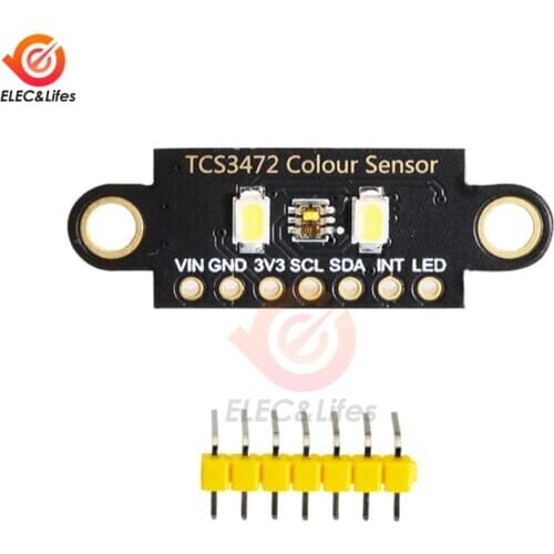 TCS34725 RGB Color Sensor module High sensitivity light sensor module IIC I2C 3.3V/5V for Arduino STM32 Based AMS TCS3472XFN