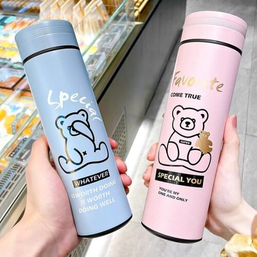 New Car Heat Preservation Cup 304 Stainless Steel Lovely Simple Couple Water Cup High-end Tea Making High Beauty Winter Cup