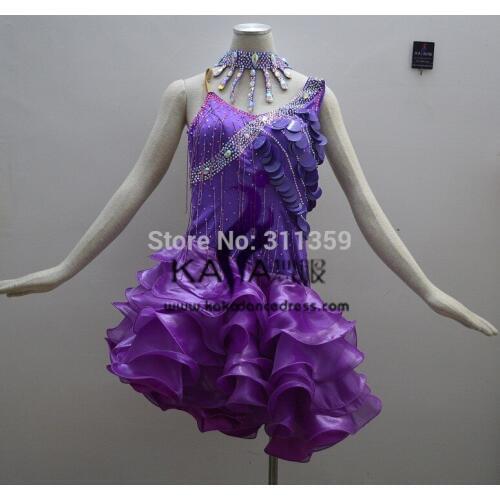 New Style!KAKA-L140213,Women Latin Dance Wear,Fringe Salsa Dress Tango Samba Rumba Chacha Dress,Latin Dance Dress For sale