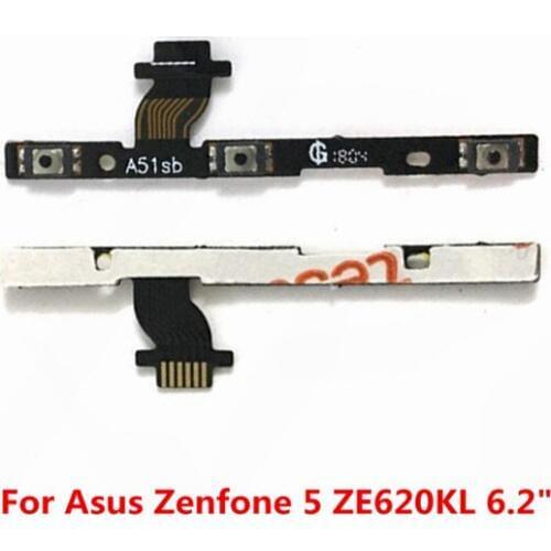 Power Volume Switch Side Key Buttons Flex Cable For Asus Zenfone 5 ZE620KL 6.2"