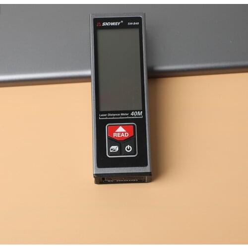 SNDWAY Mini Rechargeable Laser Rangefinder Large Display Laser Tape Measure 40/50/60M Digital Range Finder Trena Lazer roulette