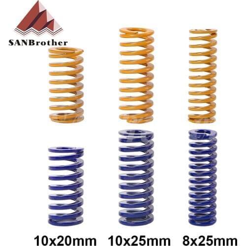 Heated Bed Springs Die Light Load Compression Spring DIY Extrusion Spring for 3D Printer CR-10 10S S4 Ender 3 MK8