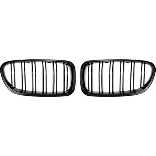 Grill Grille Gloss Black Kidney Sport for BMW F10 F18 F02 F11 M5 10-15 Dual Slat