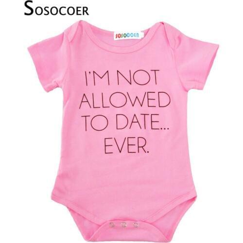 Боди с коротким рукавом для малышек SOSOCOER China At AliExpress