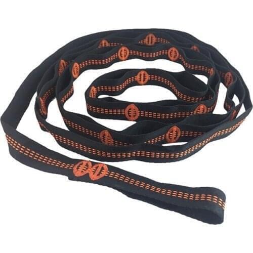 Super Strong Hammock Straps with Carabiners Buckles Camping Hiking Hamac Tree Hanging Belt Rope Swing Bind Rope