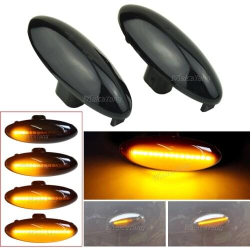 LED Car Dynamic Side Marker Blinker Light Signal Lamp Turn Signal Light For Toyota Yaris COROLLA Auris Mk1 E15 RAV4 Mk3