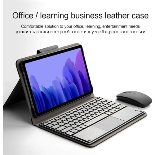 For Samsung Galaxy Tab A7 2020 T500 SM-T505 SM-T507 10.4'' Case Magnetic Business PU Leather smart cover with Touchpad keyboard
