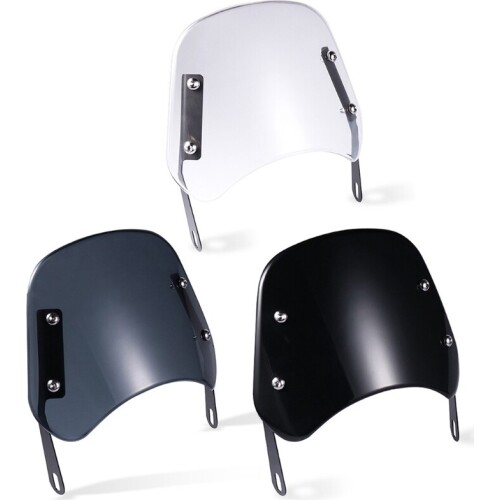 Motorcycle Windshield Wind Deflector Windscreen Universal for Hon da Yama ha Ka wasaki Su zuki 5"-7" Headlight