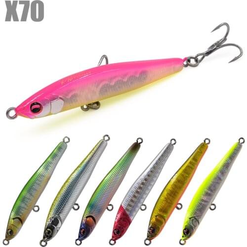 X-70 Sinking Stickbait Wobbler Pencil Lure Artificial Bait Fishing Tackle For Bass Trout Pike Perch Jerkbait Japanese Brand Lure