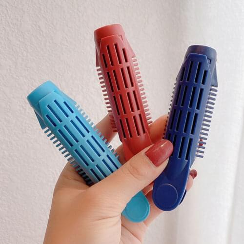 Candy Color Hair Clip Root Fluffy Plastic Hair Curler Portable Bang Hairstyle Wavy Hair Pin Roller Hair Accessories Tool
