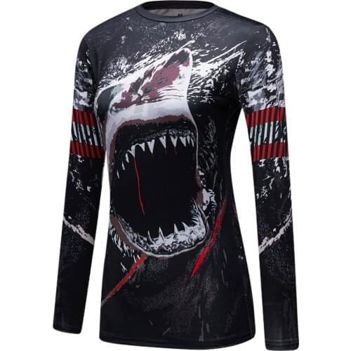 Womens t-shirt Fitness Women Long Sleeve Gym Woman Tight Sport Shirt Jogging Top Female Workout Rashguard