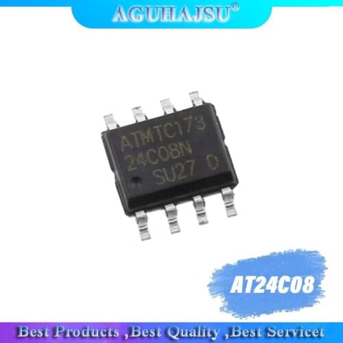 10PCS AT24C08 SOP8 AT24C08BN SOP 24C08 SMD new Memory chip