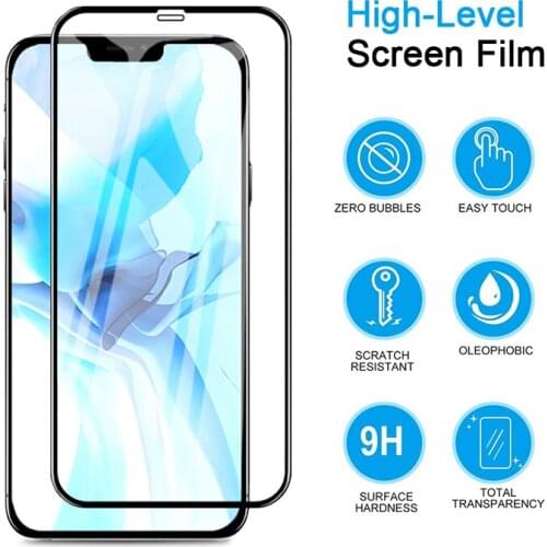 3D Full Glue Tempered Glass For iPhone 13 mini Full Cover 9H film Screen Protector For iPhone 13 Pro 13 Pro Max