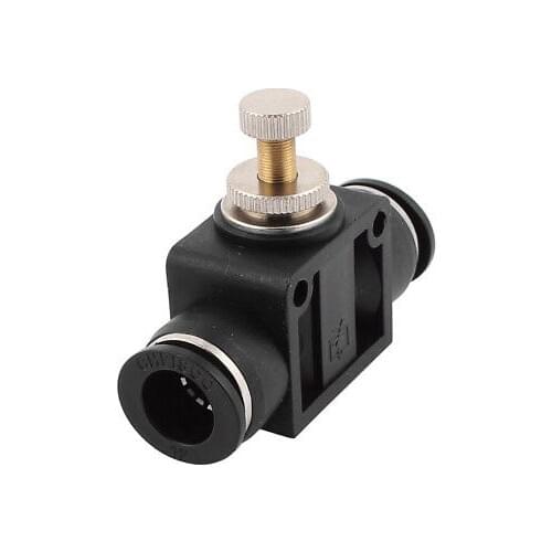 4mm to 12mm Tube Pipe Connector Pneumatic Quick Adapter Speed Controller Valve