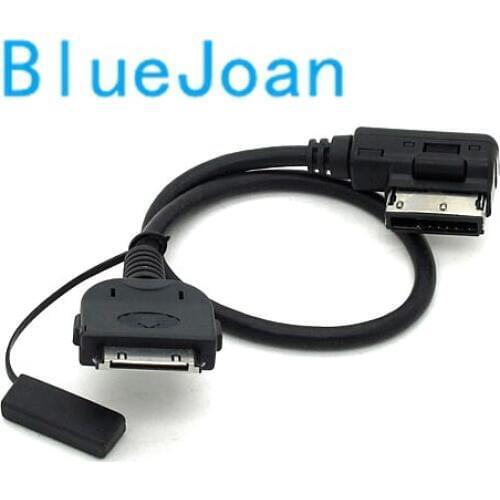 Free shipping Volkwagen VW Au di AMI MDI I PHONE 4 IPOD cable VW Tiguan GTI CC A4 A6L audio cable