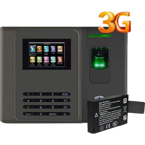 Biometeics Fingerprint Time Attendance Back Up Battery Optional REID Reader WIFI Intelligent light-sensing recognition machine