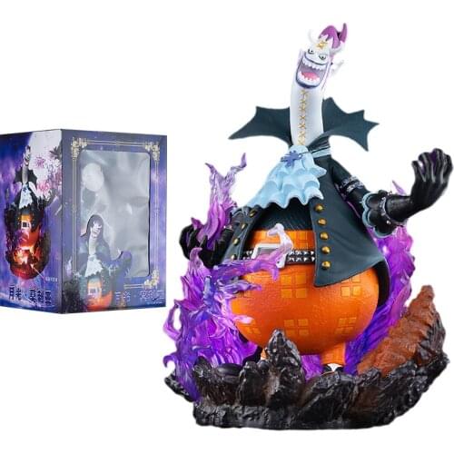 One Piece Figure Gekko Moria Base Glowing Anime Figure Decoration Fine Beauty Action Toy Figure Toys for Children Boy Gift