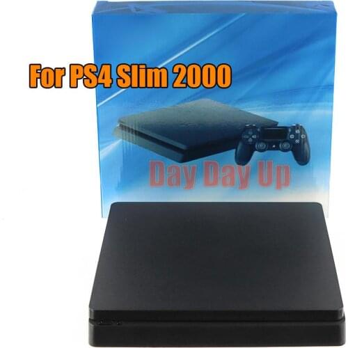 Full Housing Case For PS4 slim 2000 Console Black Color For PS4 2000 Console Housing Case House Shell Have Logo PS4 slim 2000