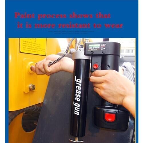 LG1800 GRT Electric Grease Gun 18v High Pressure Butter Portable Excavator Refueling With Battery Rechargeable