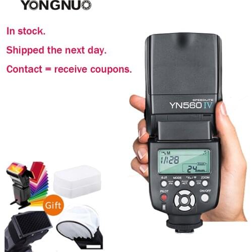 YONGNUO YN560IV YN560-IV YN560 IV Wireless Flash Speedlite YN560-TX II Trigger For Canon Nikon Olympus Pentax Fuji Camera