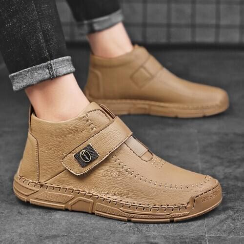 Fashion Sneakers Mens Casual Shoes Comfortable High Top Mens Shoes Casual Footwear Black Male Shoes 2020 New Brand Trend Shoes