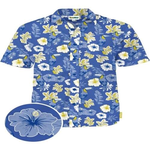 2021 Summer Quality Harajuku Beach New Arrival Men Short-Sleeve Casual Anime Shirt Blouse Loose Surfing Hawaiian-shirt