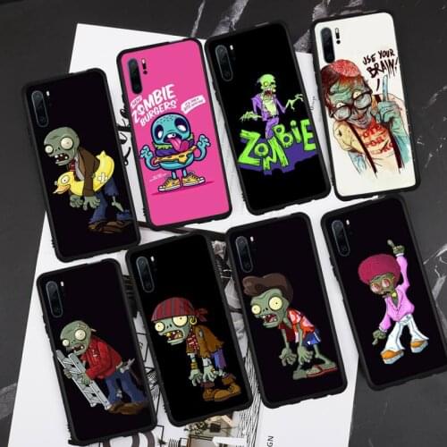 Cute cartoon zombie Phone Case For Huawei honor Mate P 9 10 20 30 40 Pro 10i 7 8 a x Lite nova 5t