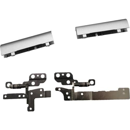 Original Laptop LCD Screen Hinges And Cover Left&Right For DELL Inspiron 15 7000 7570 7580 Silvery P/N:0JGG5C