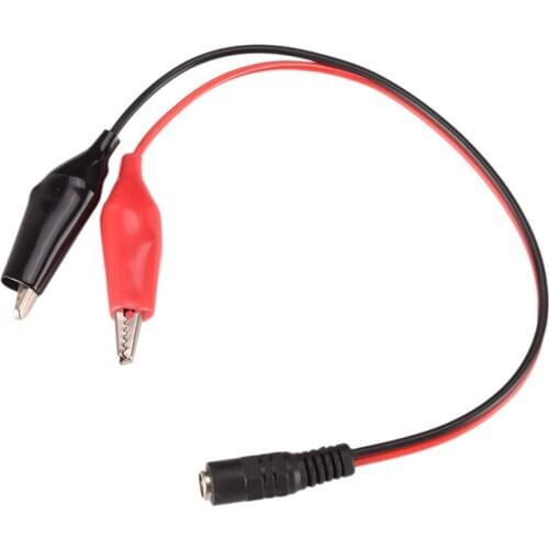 DC Voltage Jack Connector Alligator Clips Crocodile Wire Male/female To Car Cigarette Lighter To 2 Alligator Clip Power Cable