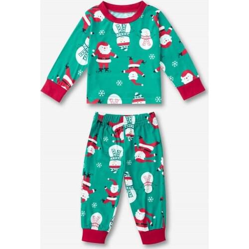 2021 Christmas Baby Boy Clothes Sets For Girls Long Sleeve Kids Clothing Leisure Home Suit For Babies 1-2-3-4 Years Baby Outfit