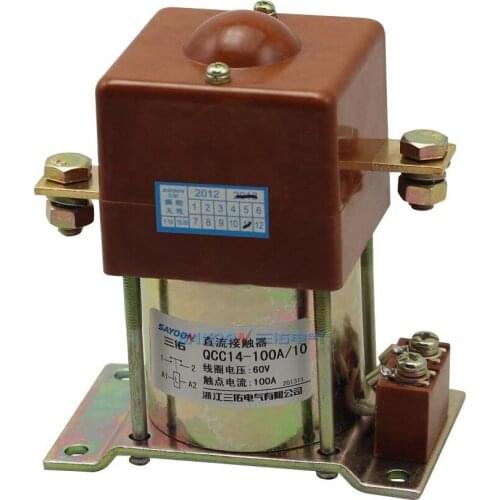 SAYOON DC contactor QCC14-100A/11 contactor used for electric vehicles, engineering machin