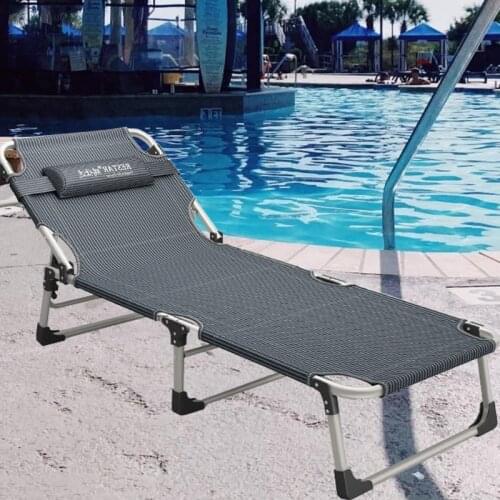 Sunbathing Lounger Travel Chair Outdoor Folding Seat Patio Chair Outdoor Terrace Bed Camping Seat Outdoor Garden Furniture
