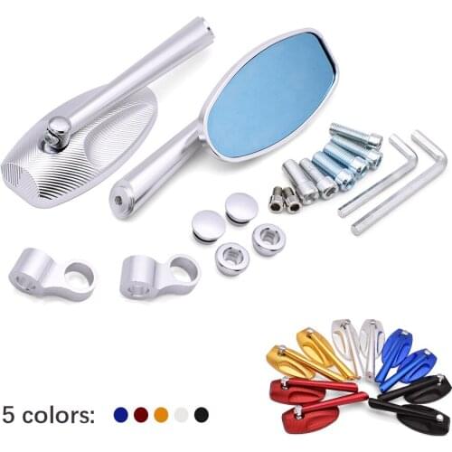 Universal Motorcycle Rear Mirror Motorbike Modification Back Side Mirrors For BMW HP2 Enduro K1200R K1200S K1300S/R/GT