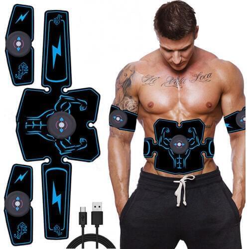 Vibration Abdominal Muscle Trainer Muscle Stimulator Body Slimming Shaper Machine Fat Burning Gym Body Building Fitness Massager