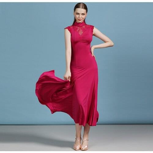 Women dance dress for ballroom dancing dance costume cheap ballroom dress red tango dresses waltz dance costumes flamenco