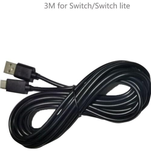 10pcs Power Supply Cord Line Fast Charging USB Cable USB to Type C For Switch NS For Switch Lite Game Console