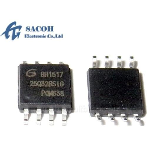 10PCS/lot New OriginaI GD25Q32BSIG 25Q32BSIG or GD25Q32CSIG 25Q32CSIG GD25Q32 SOP-8 32M-bit Serial Flash