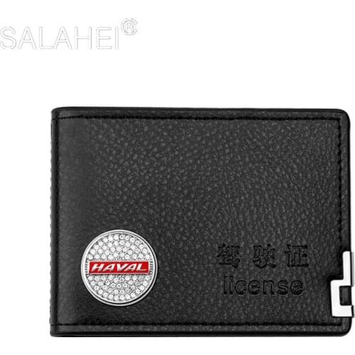 1X Car Driving License Wallet Cover Leather Car Documents For HAVAL H1 H2 H3 H5 H6 H7 H8 H9 M4 M6 Concept B COUPE F7x SC C30 C50