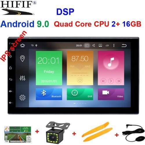 7"2Din Android 9.0 Car Multimedia Player For Nissan For Hyundai For Kia GPS Navigation Radio Stereo Video (No DVD)