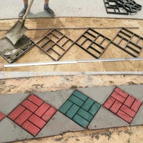 Free Shipping paving mold DIY decorative pathway molds garden and pave ways paver mold pavement mold