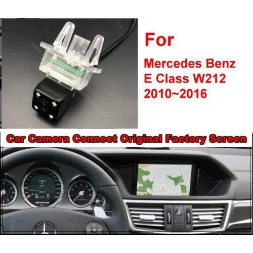 Boqueron For Mercedes Benz E Class W212 2010~2016 RCA & Original Screen Compatible / Car Rear View Camera Back Up Reverse Camera