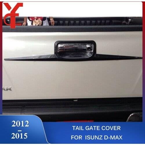 2012-2015 ABS Tailgate Cover For Isuzu d-max dmax 2012 2013 2014 2015 Accessories Rear Gate Handle Car Styling Exterior Parts