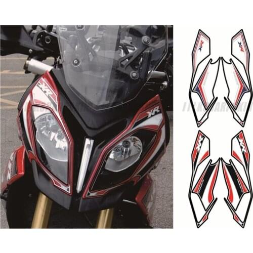 For BMW S1000XR s1000xr 2015 2016 2017 Motorcycle Front Fairing Motor Number Board 3D Gel Protector Decals Sticker High Quality
