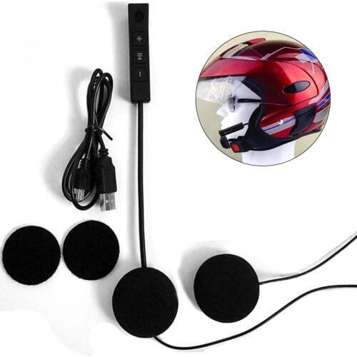 1PCS Universal 4.1+EDR Bluetooth Helmet Headset Headphone Anti-interference For Motorcycle Helmet Riding Hands Free Headphone