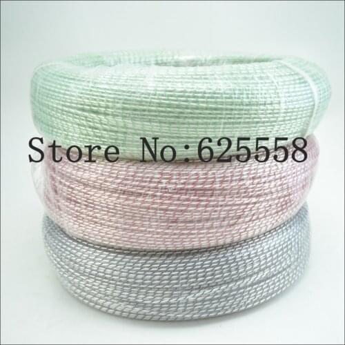 Hifi audio Top-rated Silver Plated with DIY power cable rca cable speaker cable diy headphone cable per meter