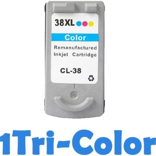 1pc Color CL-38 Ink Cartridges for Canon CL 38 CL38 For Canon PIXMA MP140 MP190 MP210 MP220 MP420 IP1800 IP2600 MX300 printer