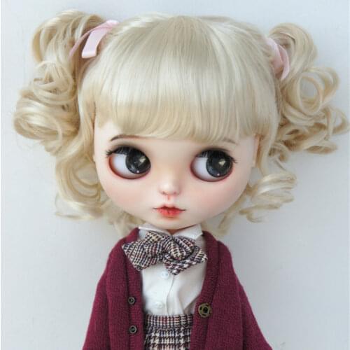 9-10inch BJD Wigs JD011 23-25CM Lovely Curls Charming Doll hair SD Synthetic mohair doll accessories