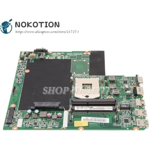 NOKOTION Laptop Motherboard For Lenovo IdeaPad Z580 DA0LZ3MB6G0 11S90000921ZZ 90000921 Mainboard DDR3 UMA HD