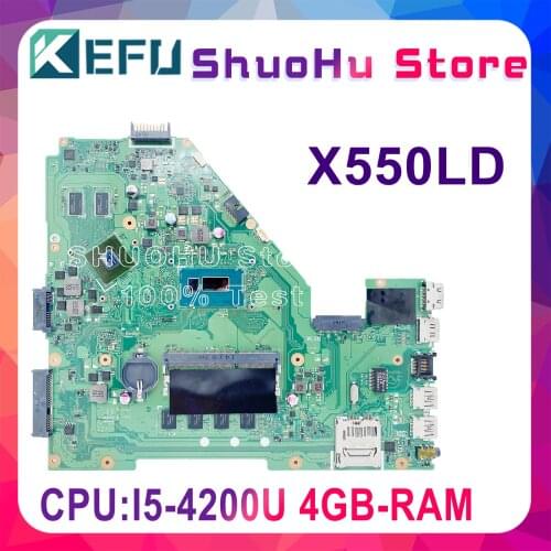 X550LD Motherboard FOR ASUS X550LC A550L Y581L W518L X550LN Motherboard original 100% Test I3-4005U I5-4200U I7-4500U GT840/820